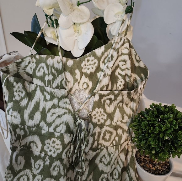 ZARA Print Open Slit Mini Dress - Picture 9 of 9